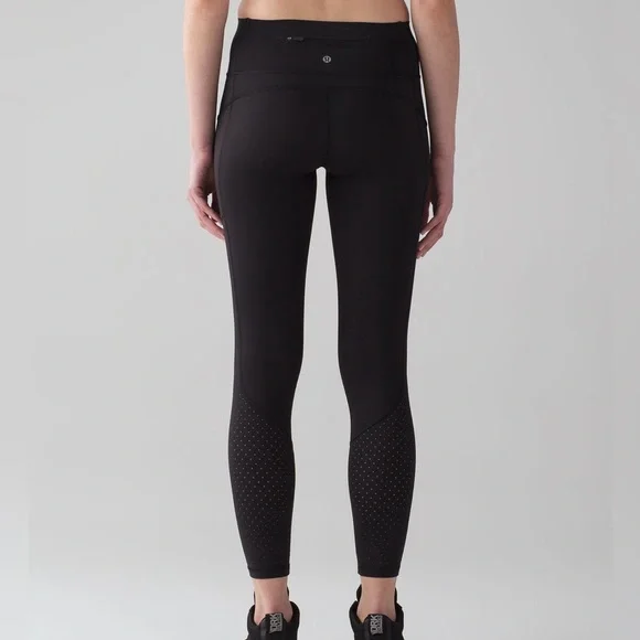 LK New Lululemon Mind Over Miles High Rise Run Leggings Tights Pants Womens 4 S - Picture 6 of 17